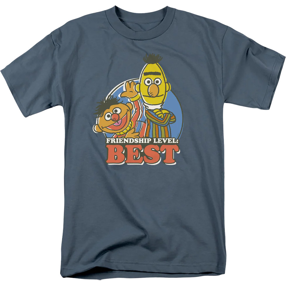 Friendship Level Best Sesame Street Tshirt